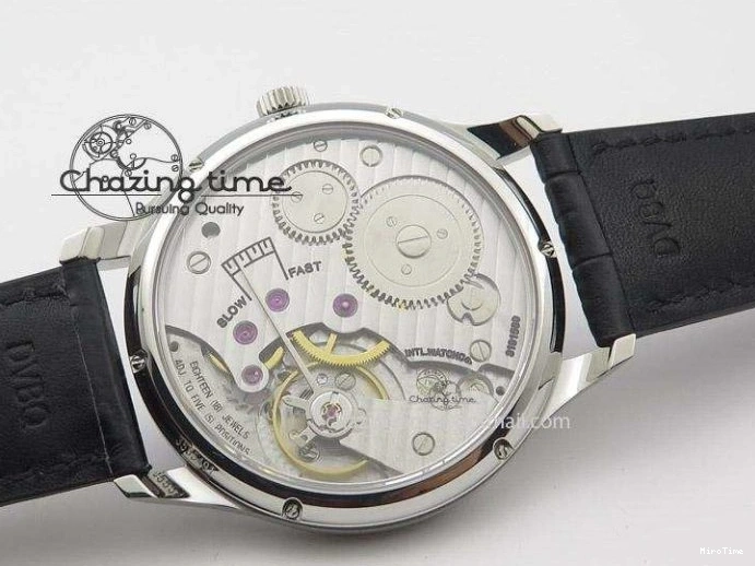 MIROTIME 0322 Sustainable Portuguese IW545408 White Dial ZF 1:1 Best Edition On Dark Blue Leather Strap 7335